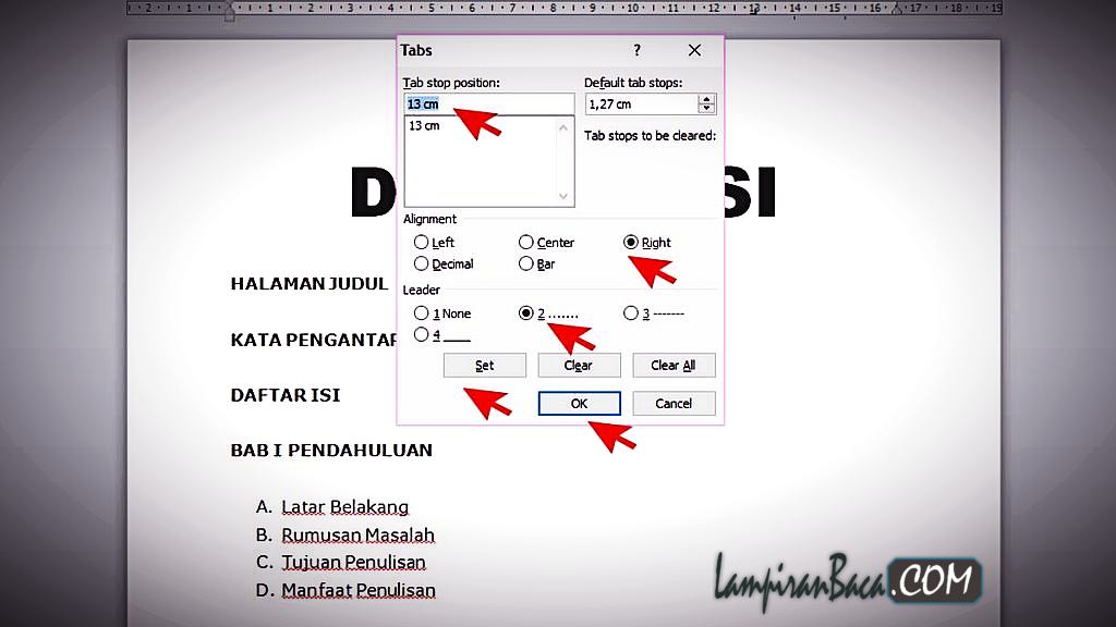 Cara Buat Daftar Isi Otomatis di Ms Word Dengan Mudah