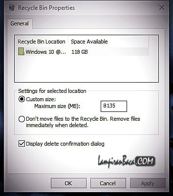 Menampilkan Konfirmasi Saat Menghapus File