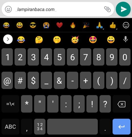 Membuat Pesan Teks WhatsApp Unik