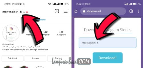 2 Cara Download Instagram Story atau instastory Dengan Mudah Sekali