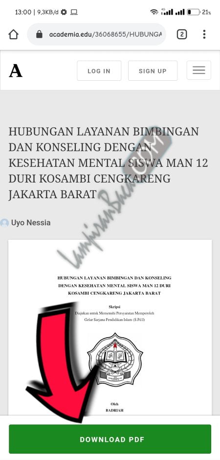 2 Cara Mudah Download File di Academia, Tanpa Login