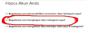 Cara Hapus akun IG