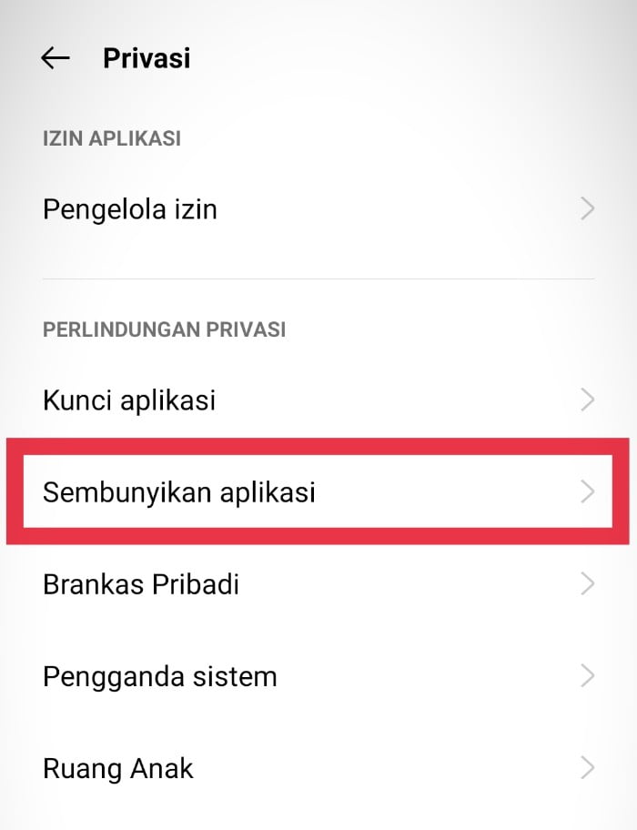 Cara Menyembunyikan Aplikasi HP Oppo