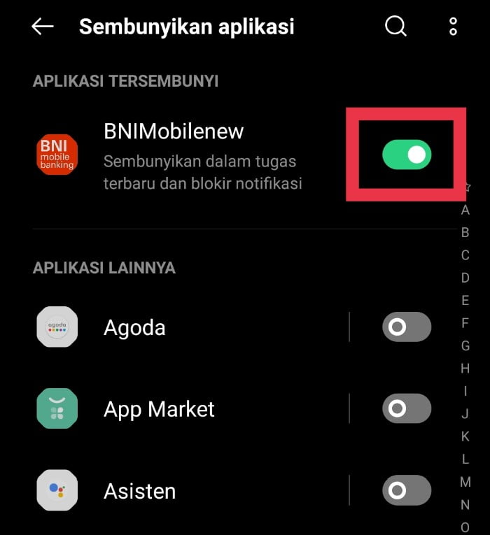 Cara Menyembunyikan Aplikasi HP Oppo