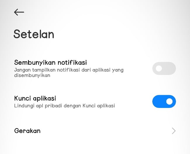 Cara Menyembunyikan Aplikasi di hp Xiaomi