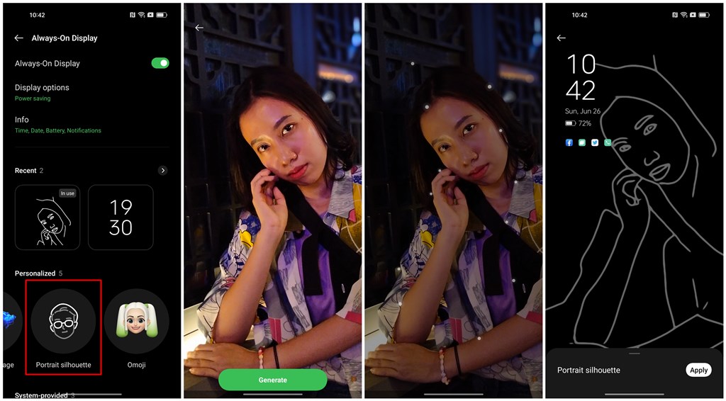 menyesuaikan tampilan oppo reno7