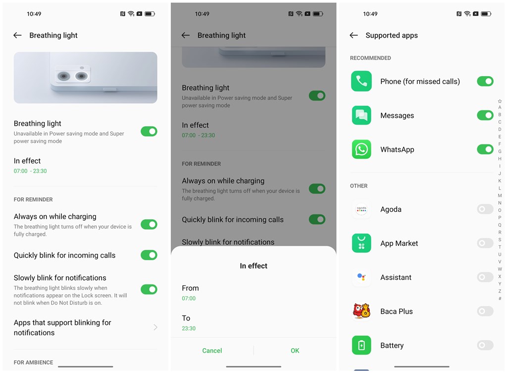 menyesuaikan tampilan oppo reno7