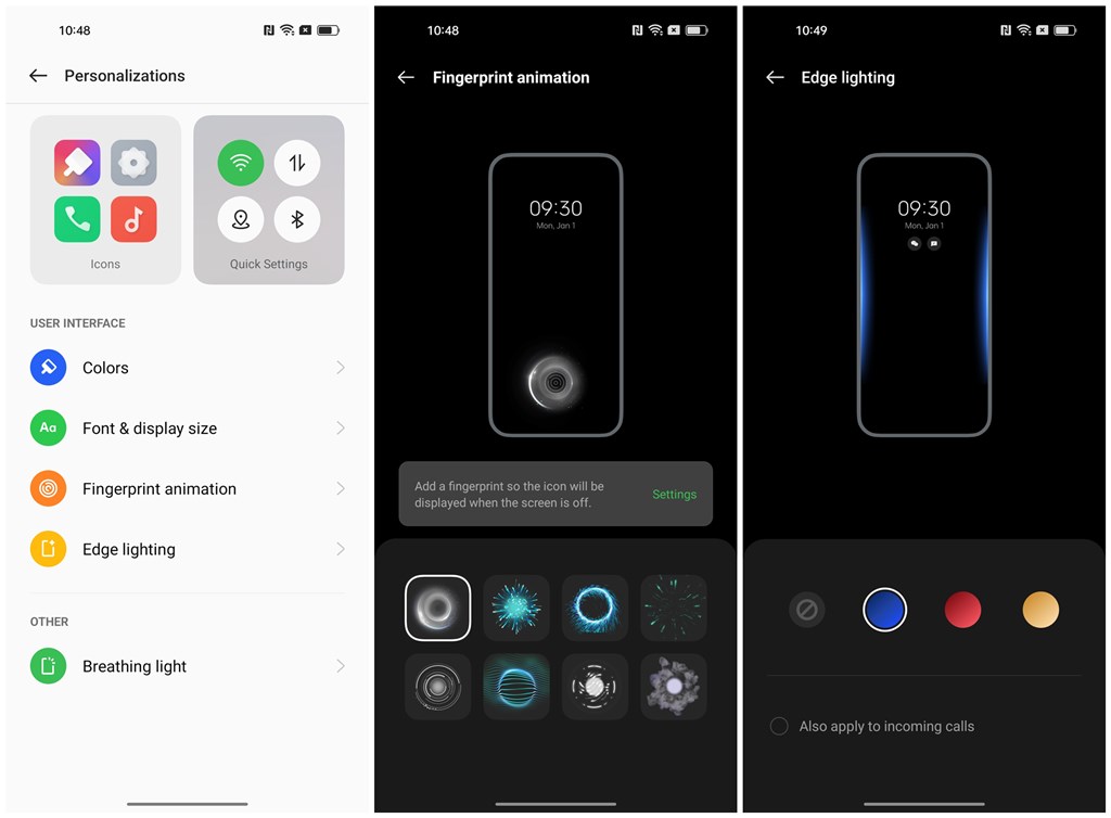 menyesuaikan tampilan oppo reno7