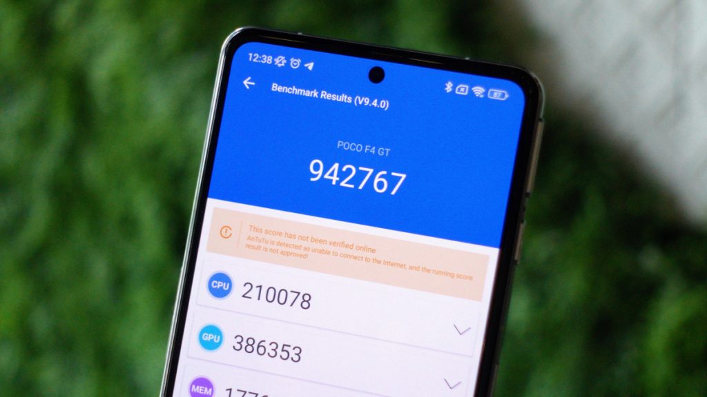 Skor Antutu POCO F4 GT