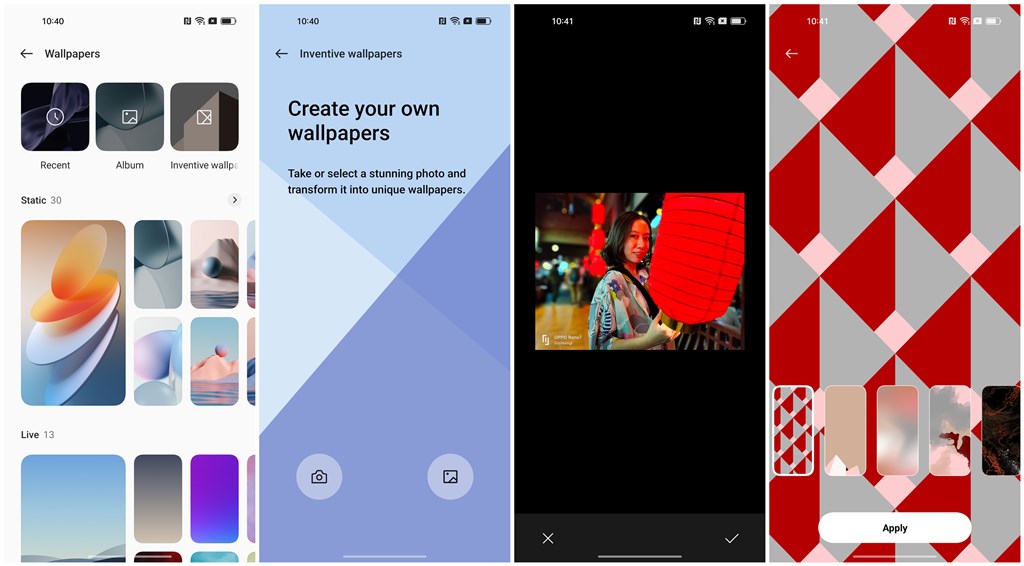 menyesuaikan tampilan oppo reno7