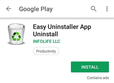 Easy Uninstaller App Uninstall