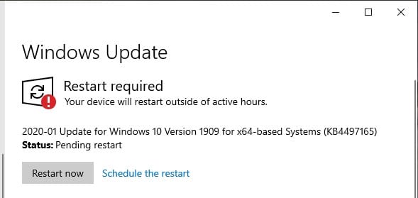 Restart now Cara Update Windows 10 ke Versi Terbaru dengan 2 Cara Ini 2 Restart sekarang