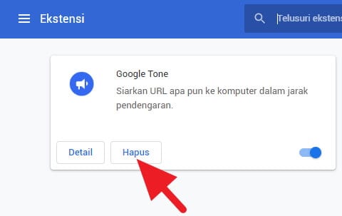 Hapus tombol ekstensi Cara Cepat Menghapus Ekstensi di Google Chrome PC 5 Hapus tombol ekstensi