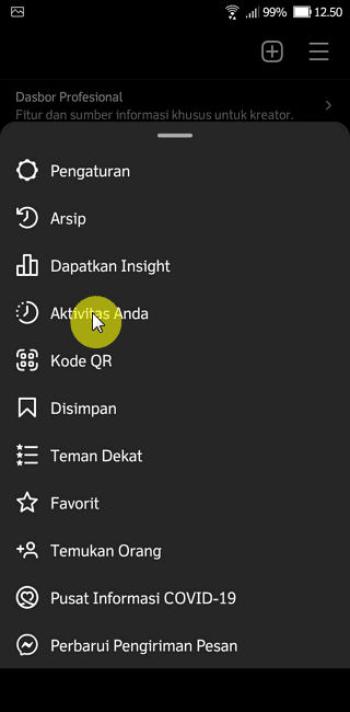 Tangkapan Layar 20220728 125020 3 Cara Mudah Menghapus Riwayat Pencarian Instagram 10 Tangkapan Layar 20220728 125020