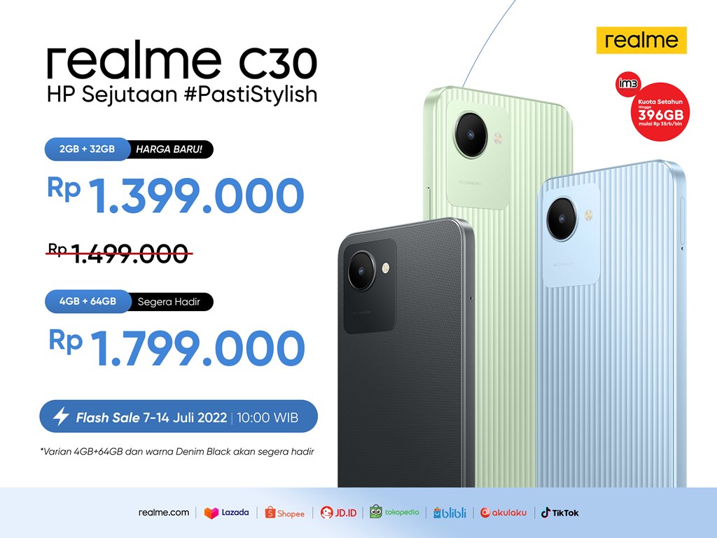 harga realme C30