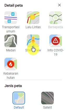 tampilan jalan 2 Cara Mudah Menggunakan Tampilan Jalan Google Maps tampilan jalan 3