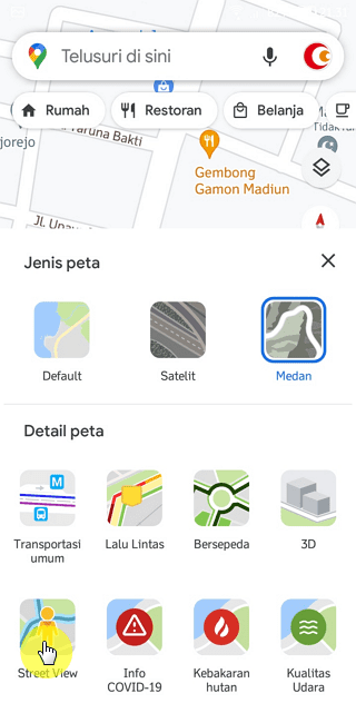 Tangkapan Layar 20220804 213153 2 Cara Mudah Menggunakan Google Maps Street View 8 Tangkapan Layar 20220804 213153