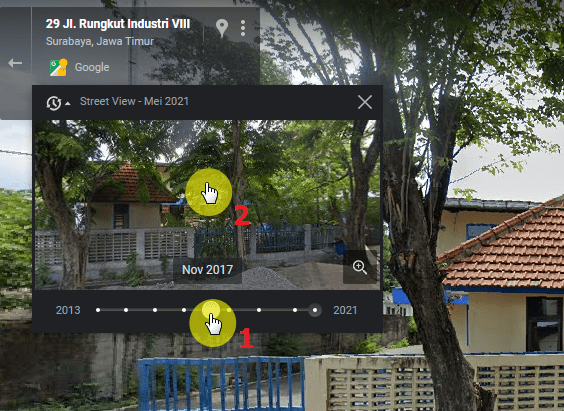 klik gambar Cara Mengubah Tahun di Google Maps untuk Melihat Tempat-Tempat Sebelumnya 8 klik gambar