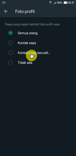 Screenshot 20220812 093718 Cara Menyembunyikan Foto Profil WhatsApp dari Kontak Tertentu 6 Screenshot 20220812 093718