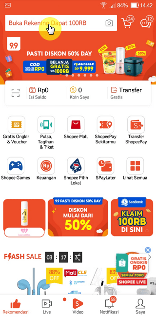 cara mudah download video produk di Shopee