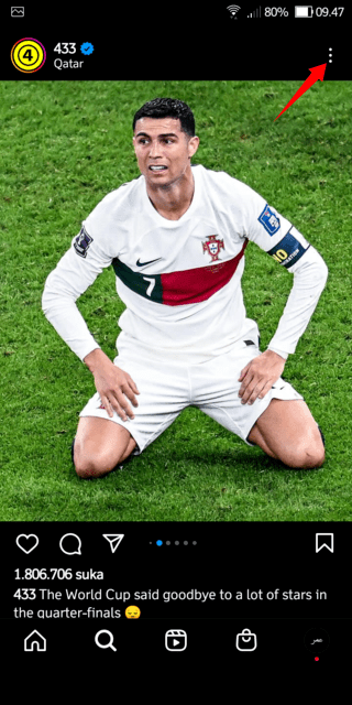 Cara Bagikan Konten Instagram Lewat Kode QR