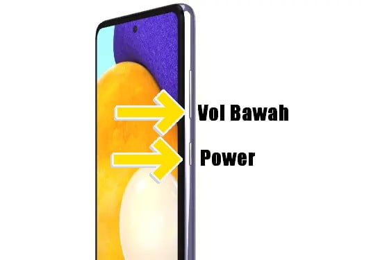 Cara Screenshot HP Samsung A52 Dengan Tombol Fisik