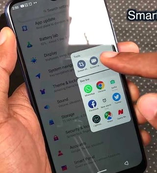 Cara Screenshot Infinix Hot 10 Play Dengan Smart Panel
