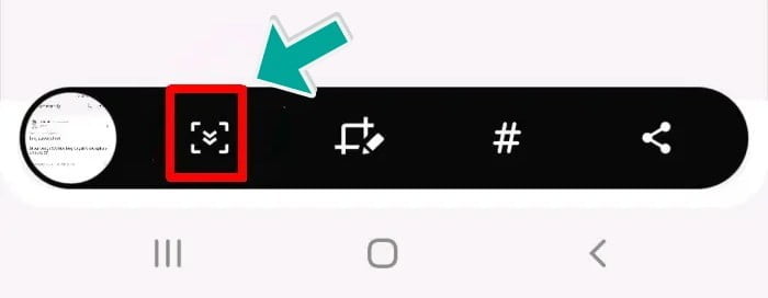 Cara Screenshot Samsung A22 Panjang