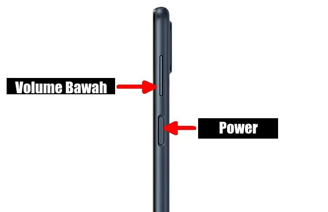 Cara Screenshot Samsung M22