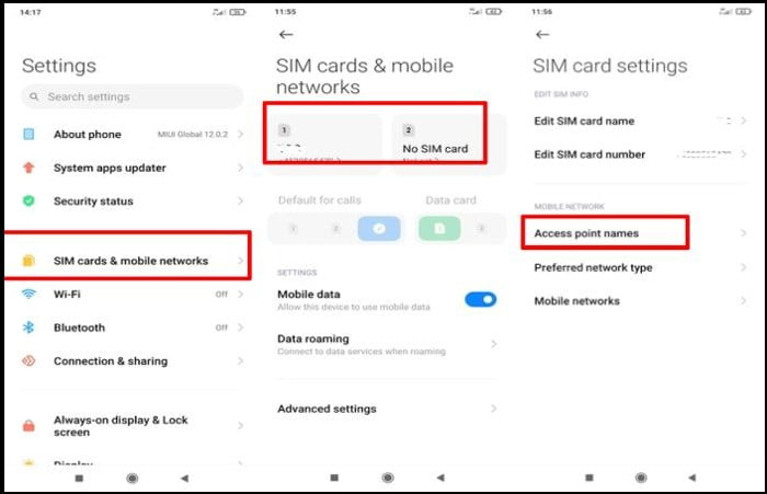 Cara Setting APN Redmi 9  9A  9C