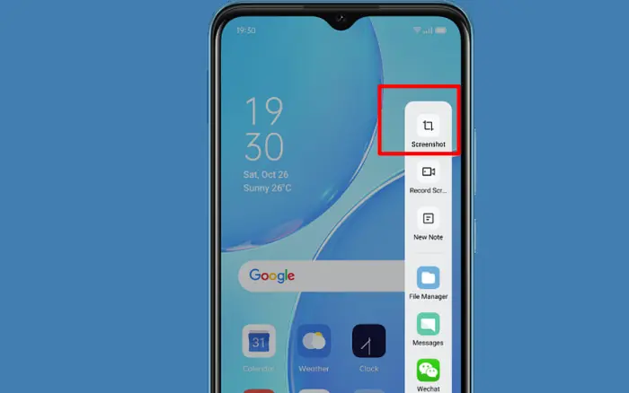 Cara Screenshot Realme Narzo 50A