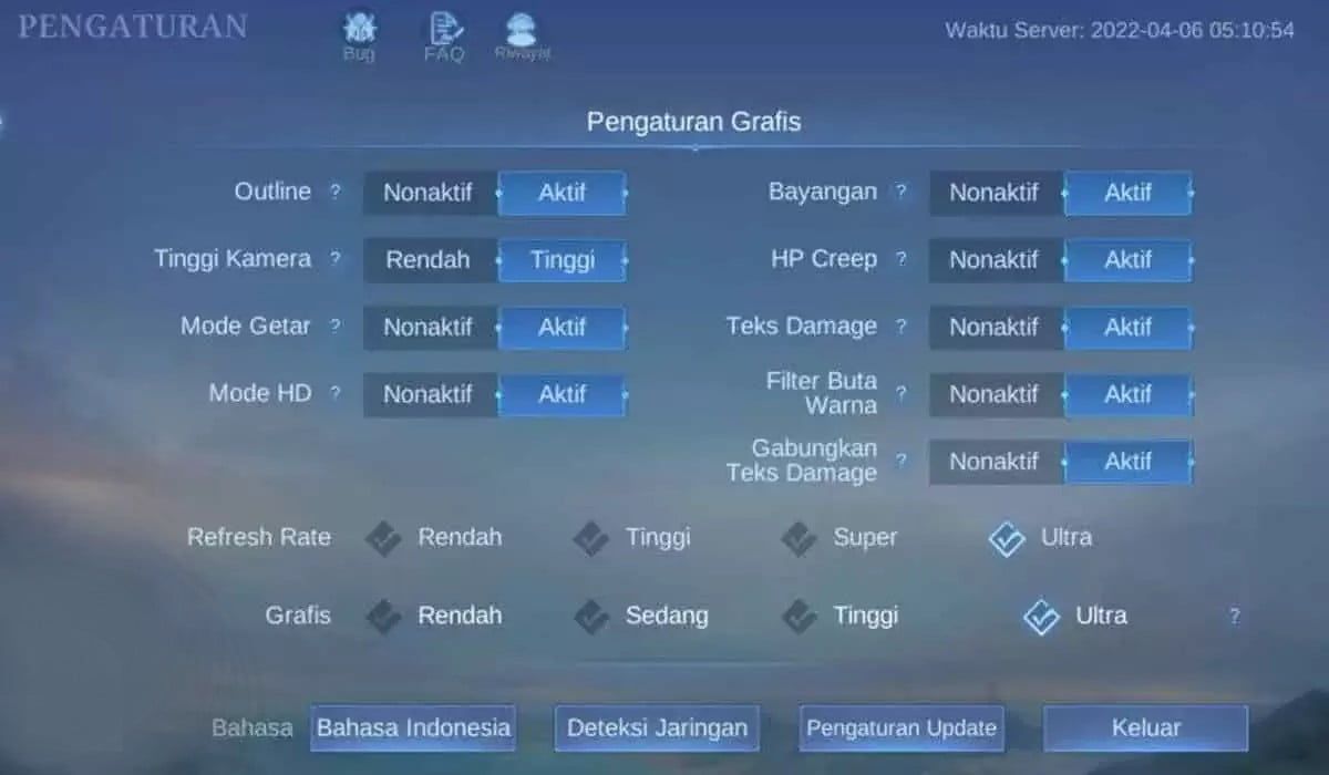 Cara Unlock Refresh Rate Mobile Legends Ultra 120fps Dengan SmartHertz