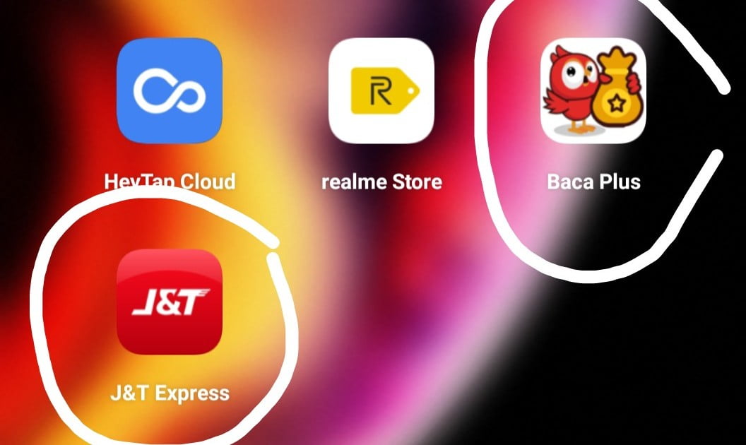 Cara hapus Aplikasi bawaan realme