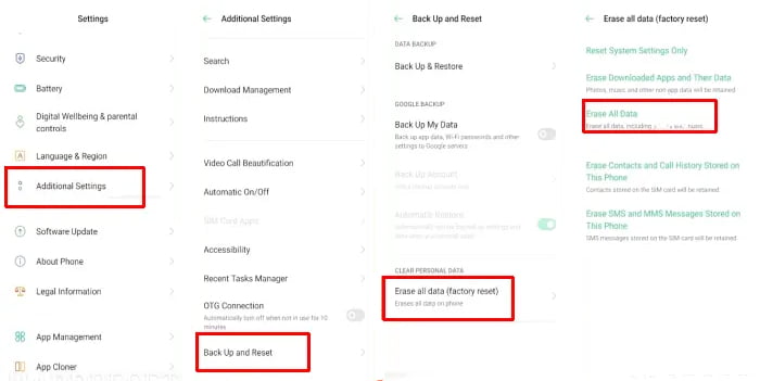 Cara Reset Hp Oppo A16 Ke Pengaturan Pabrik Dengan Mudah