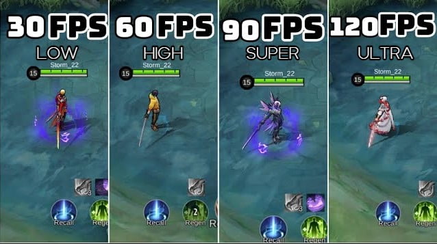 Frame Rate Mobile Legends