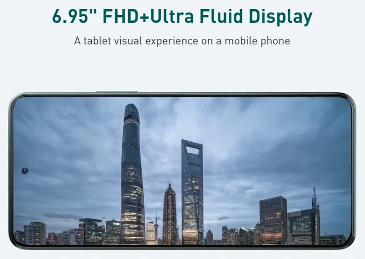 ukuran layar Infinix Note 11 Pro